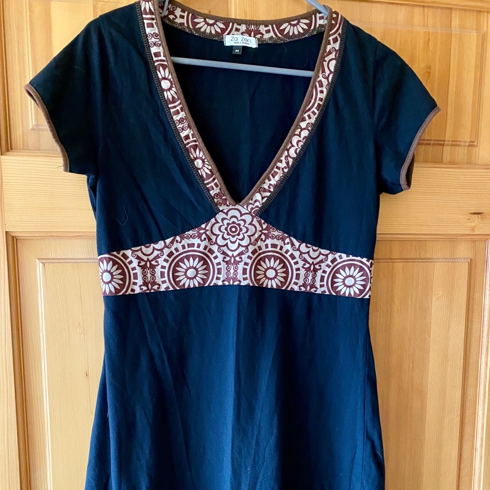 Black Cotton Summer Dress